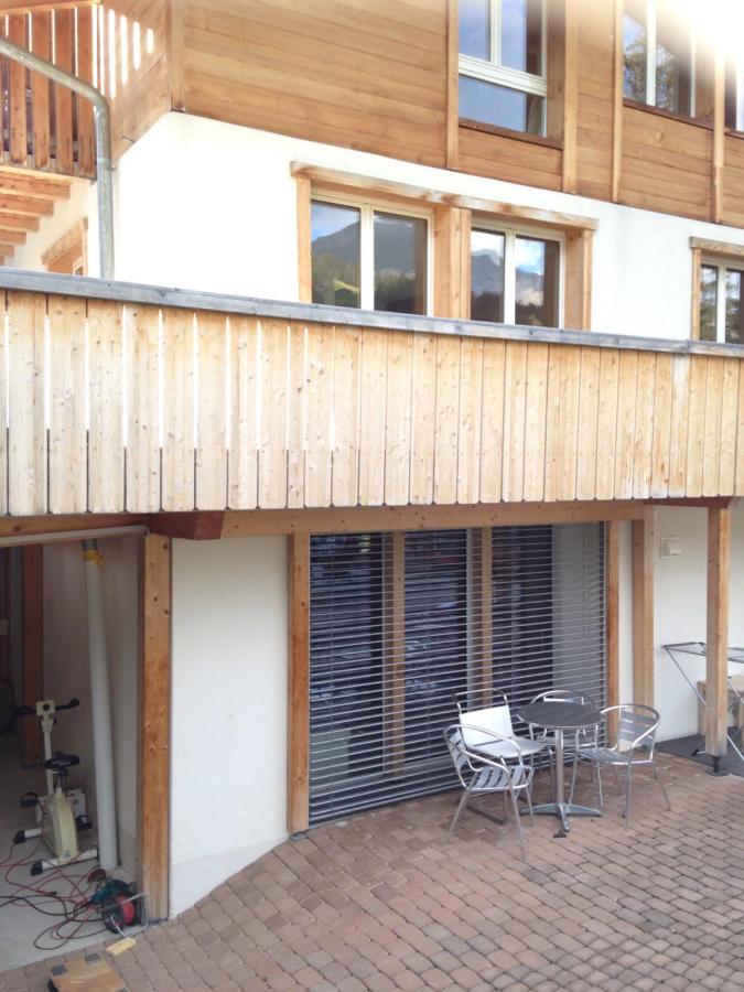 2-Zimmer Ferienwohnung,Parterre,Sitzplatz,Garage Adelboden Zewnętrze zdjęcie